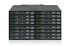 Icydock MB516SP-B ToughArmor - Black Rugged Full Metal 16 Bay 2.5"" SAS/SATA SSD/HDD Backplane Cage for 2x External 5.25"" Bay
